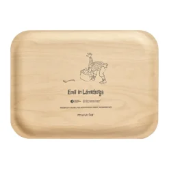 Emil dienblad 20x27 cm, Blauw