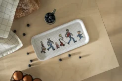 Emil The Katthult Folks dienblad 13x27 cm, Berkenhout