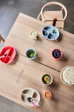 Enkei suction kinderbord, Beige