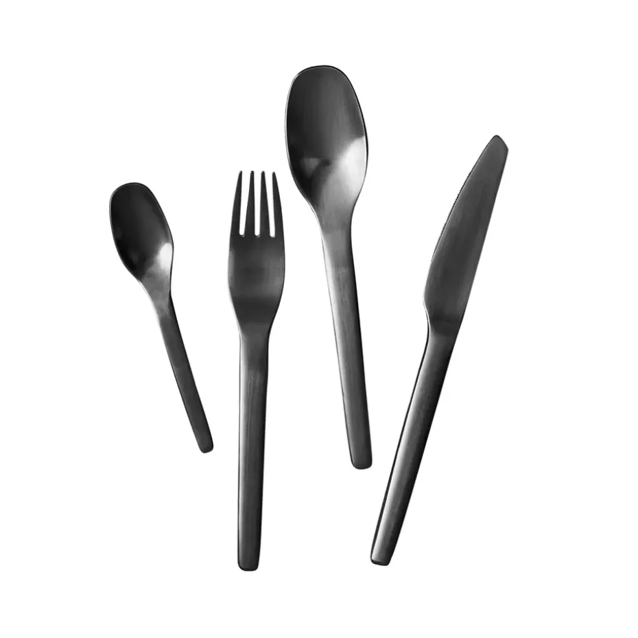 Enso bestek 16-delig, mat zwart