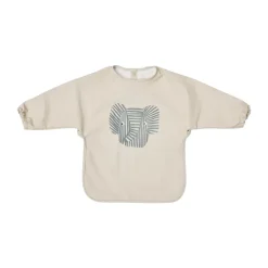 Erik Olifant slabbetje met mouw, Beige