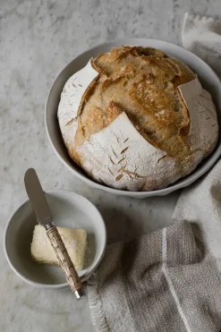 Ernst botermes gevlochten handvat, Zeegras, 17 cm