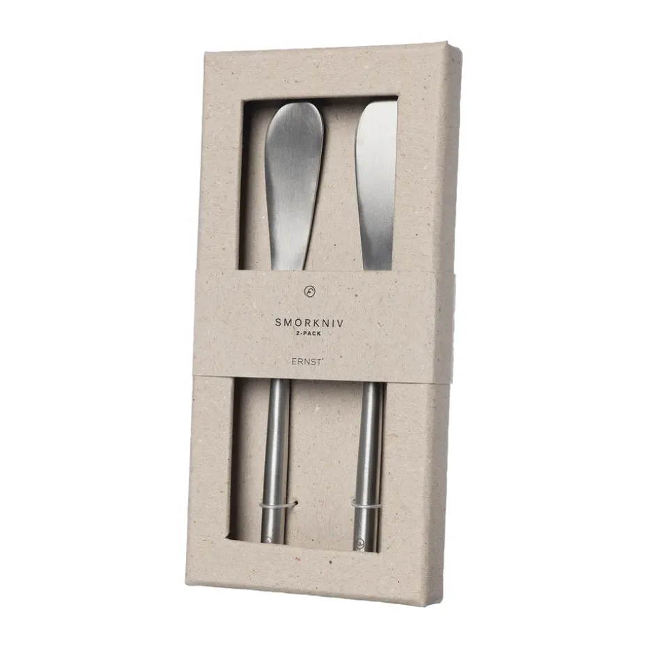 Ernst botermes 2-pack, Roestvrij staal