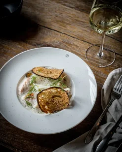 Ernst diep bord Ø25 cm, Vanille