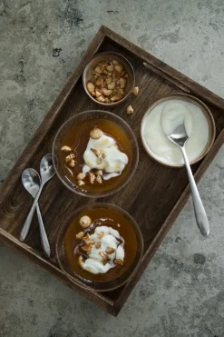 Ernst glazen schaal geribbeld Ø13 cm, Klaar