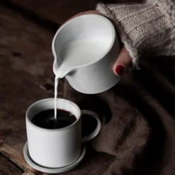 Ernst melkkan 7 cm, Wit-gestippeld