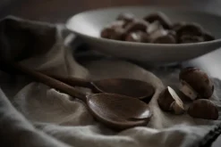 Ernst saladebestek mangohout 2-delig, Donkerbruin