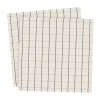 Ernst servet groot geruit 33x33 cm 20-pack, Beige-greige