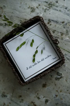 Ernst servet met citaat In het eenvoudige 20-pack, Lichtgrijs