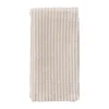 Ernst servet smal gestreept 40x40 cm, Beige-wit