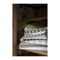 Ernst servet smal gestreept 40x40 cm, Beige-wit