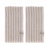 Ernst servetten 2-pack gestreept 40x40 cm, Blauw-beige