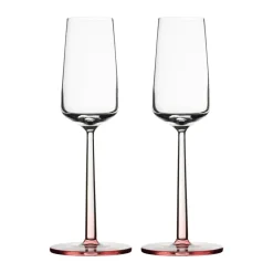 Essence champagneglas 2-pack, Roze, 21 cl