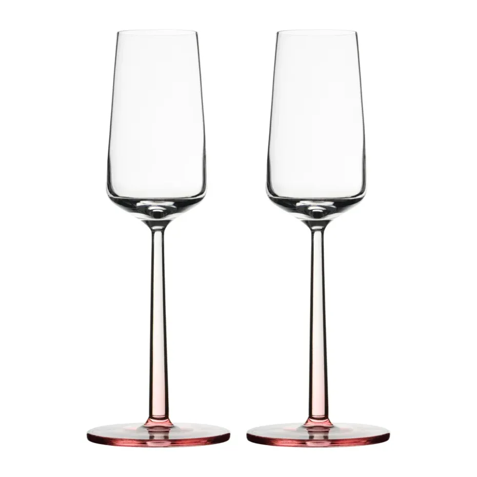 Essence champagneglas 2-pack, Roze, 21 cl