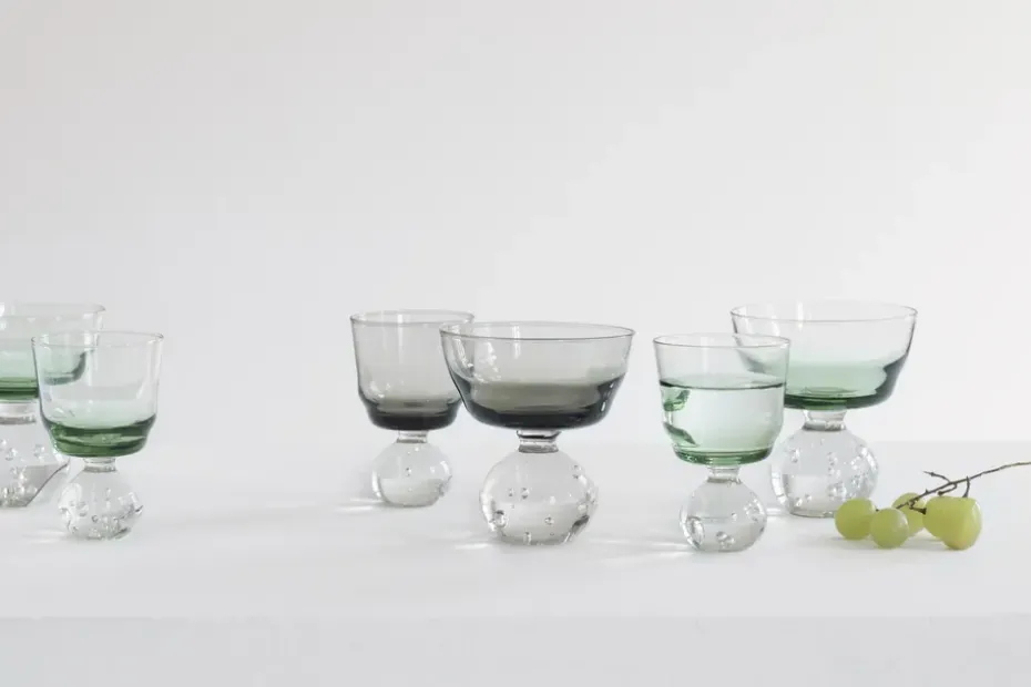 Eternal snow stem glas S Ø6,3 cm, Green