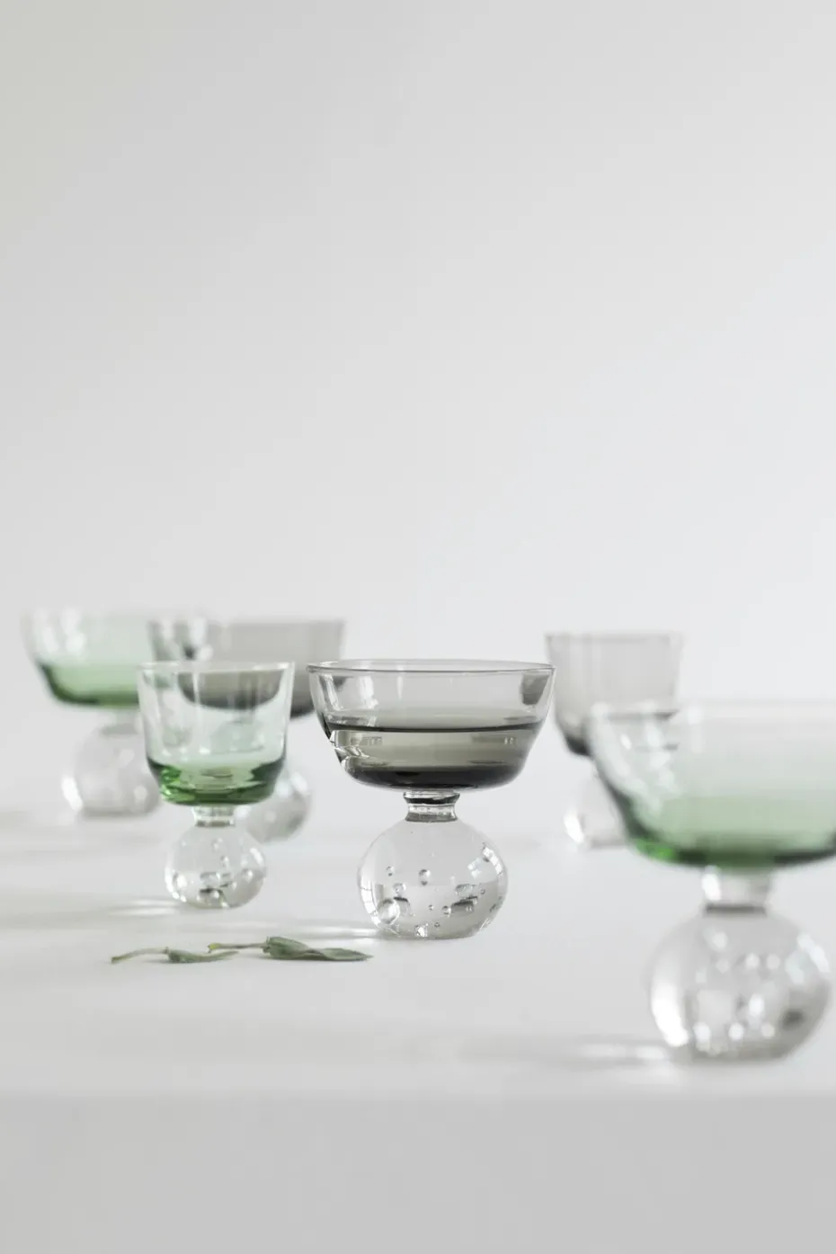 Eternal snow stem glas S Ø6,3 cm, Green