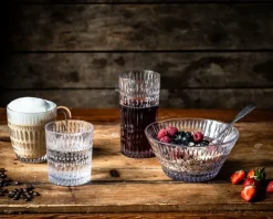 Ethno longdrinksglas 43,4 cl 4-pack, Transparant