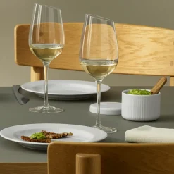 Eva Trio Legio Nova zoutpot met lepel, Wit