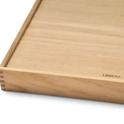 Even teakhouten dienblad square L, Nupo lemon sorbet