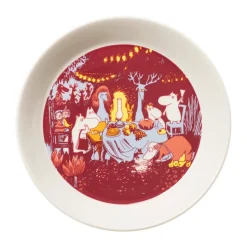 Feestelijke momenten mumintallrik, Ø19,5 cm