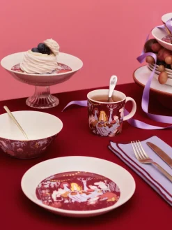 Feestelijke momenten mumintallrik, Ø19,5 cm