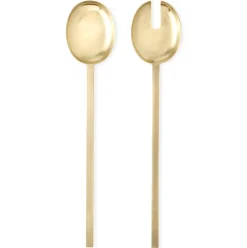 Fein saladebestek 2-delig, Messing