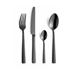 Felicity bestekset 24-delig, Zwart