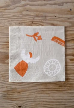 Figures servet 20-pack, Beige-red