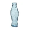 Fish & Fish glazen fles 85 cl, Light blue