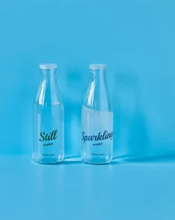 Fles met deksel 1 L, 2 delen, Still-Spuitend