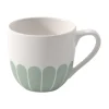 Fleur espressokopje 7 cl, Wit-groen
