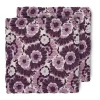 Floral katoenen servet 30x30 cm 2-pack, Burgundy