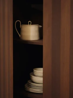 Flow theepot 1,5 L, Off-white speckle