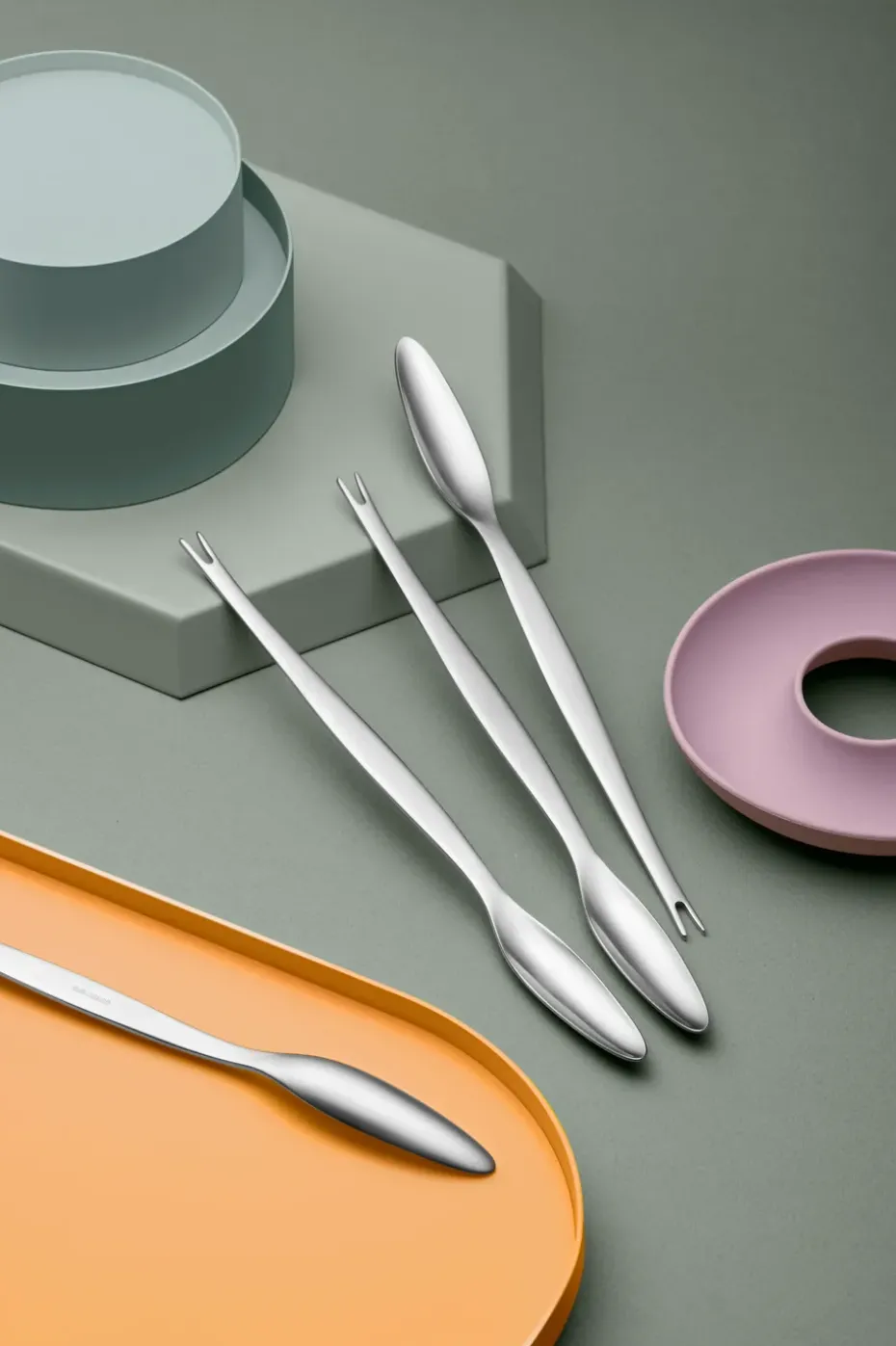 Folke Steel kreeftvork, roestvrij staal 4-pack