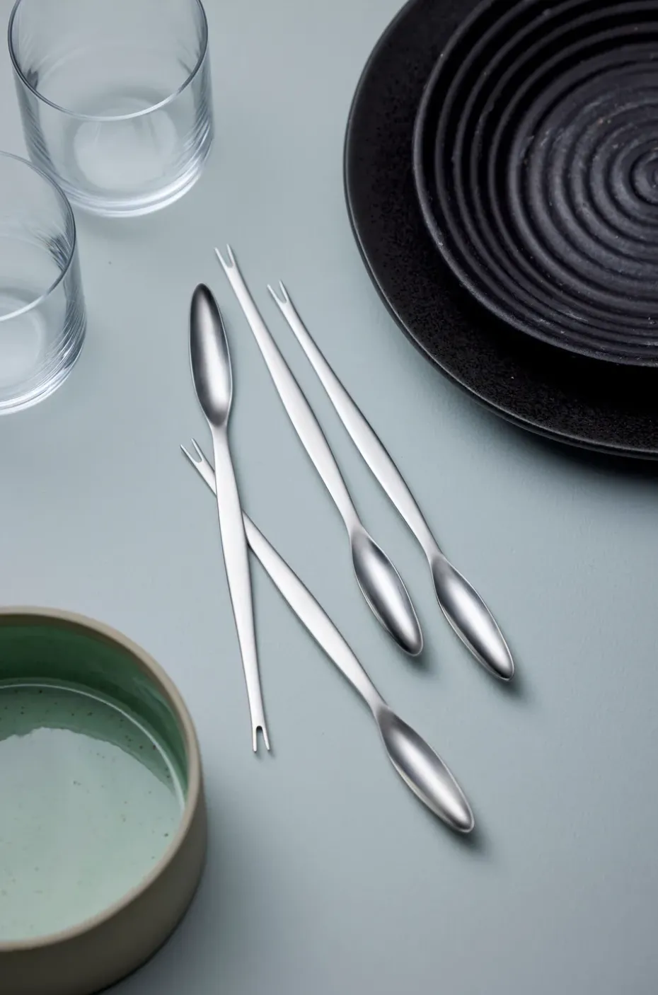 Folke Steel kreeftvork, roestvrij staal 4-pack