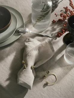 Forest servetring 4-pack, Brass