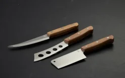 Foresta kaasmessenset 3-delig, Eikenhout-roestvrij staal