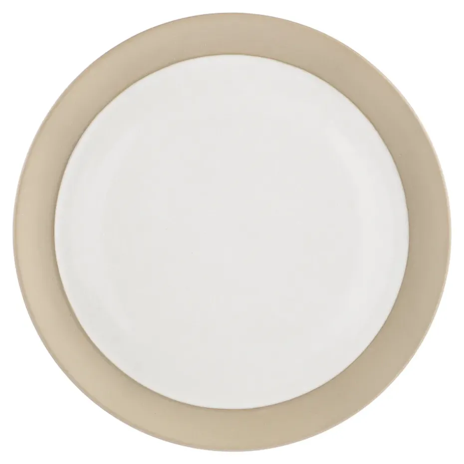 Fossil bord Ø26 cm, Wit