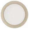 Fossil bordje Ø21 cm, Wit
