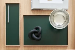 Frame dienblad medium 23x34 cm, Eikenhout-groen