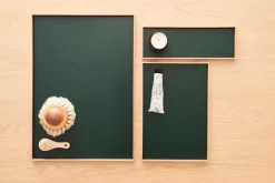 Frame dienblad medium 23x34 cm, Eikenhout-groen