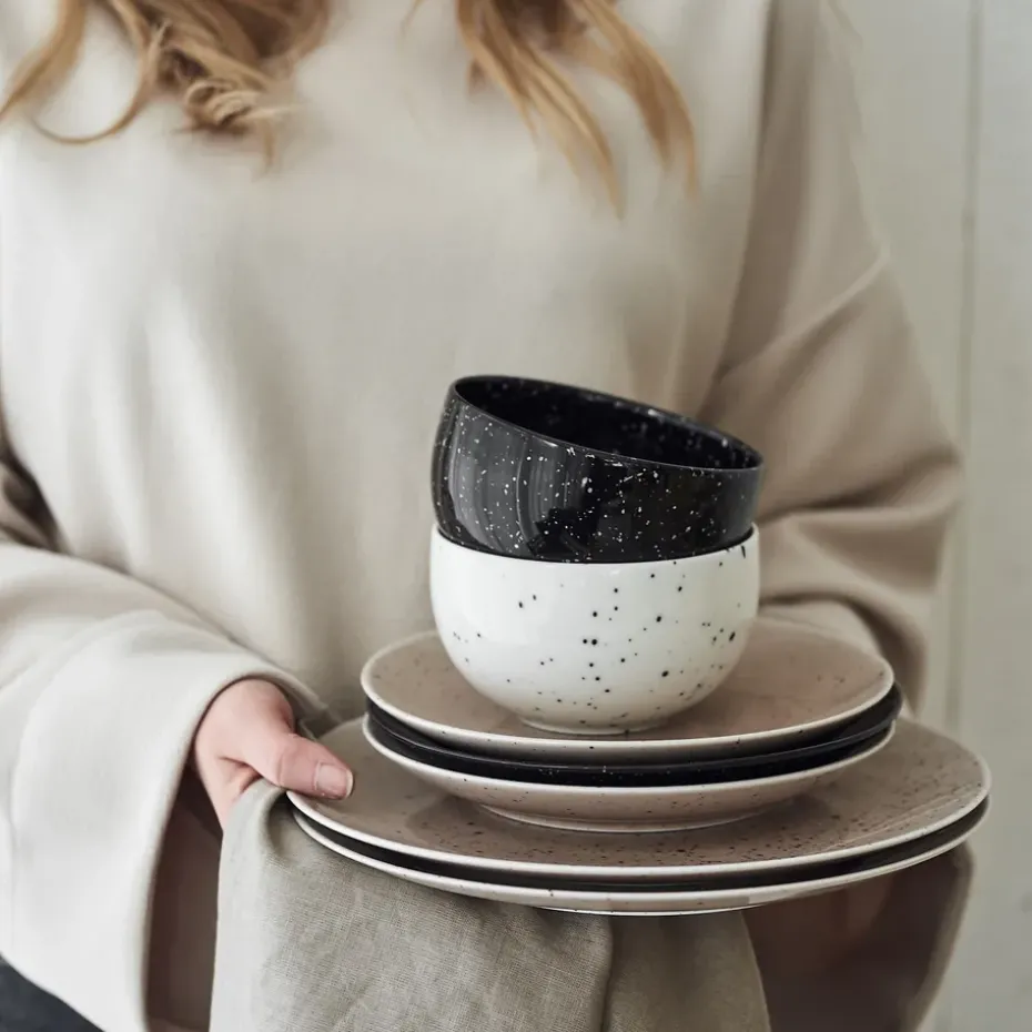 Freckle bord Ø26 cm, Beige