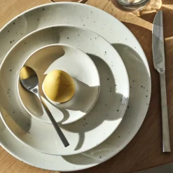 Freckle bord Ø26 cm, Wit