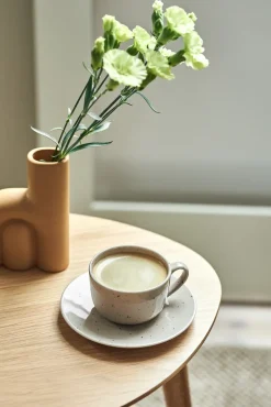 Freckle kop met schotel 26 cl, Beige