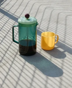 French Press Brewer cafetière 1 liter, Aqua