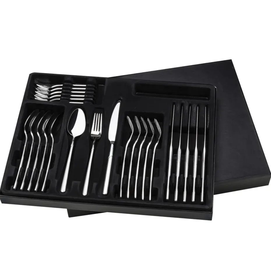 Frost bestek 24 stuks, Roestvrij staal