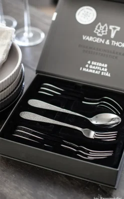 Frost dessert/voorgerechtbestek 8-delig, Onyx