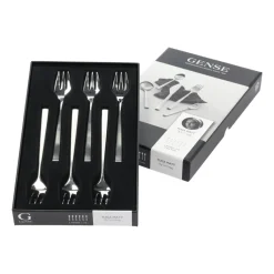 Fuga taartvorkje 6-pack, Roestvrij staal