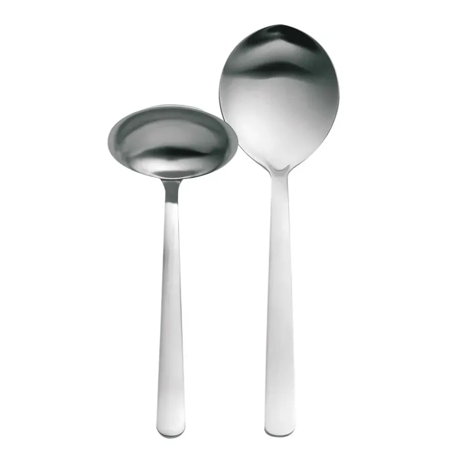 Functional Form serveerset mat, Roestvrij staal