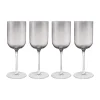 Fuumi rode wijnglazen 40 cl 4-pack, Smoke-klaar